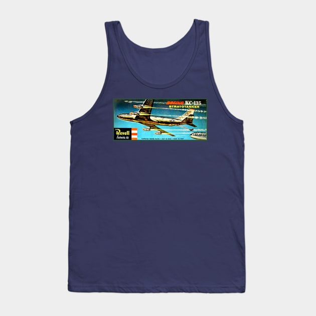 KC-135 Stratotanker Model Kit Box Art Tank Top by Starbase79